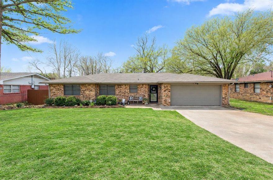 STUNNING Fully remodeled home + DREAM WORKSHOP in beautiful Western Hills Subdivision!

Denison is charm, location, and momentum! Being only minutes away from Lake Texoma and their new massive planned development, which includes a Margaritaville resort, marina, restaurants, retail, and thousands of homes. 
Not to mention the nearby town of Sherman's booming tech and semiconductor growth, this 3-bedroom, 2-bath home is exactly where you want to be! 

Sitting on a generous 0.369-acre lot and move-in ready from day one. The interior has been updated throughout!
Complementing the beautifully updated main home, is a *RARE 20x25 DETACHED LIVING SPACE* offering exceptional flexibility for multigenerational living, college aged kids, guests, or private office-studio! The detached unit sits on a concrete slab and is already fully finished inside with sheetrock, texture, paint, electrical, lighting and a comfortable living and dining area. A kitchenette space is wired and ready and plumbing can be set up and connected. This bonus space has it's own attic and private backyard creating a perfect setup for independence and privacy. This property offers possibilities you wont find anywhere else at this price point! 


*Some pictures of the 2nd backyard have been virtually altered to show potential.