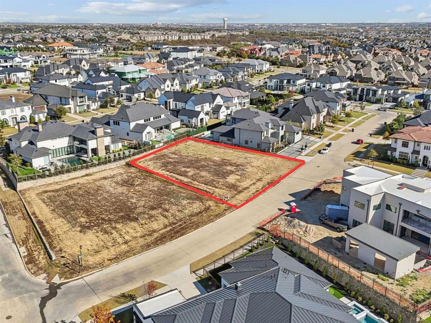 Imagine coming home to stunning rolling hills and breathtaking vistas surrounded by lush green spaces and a serene natural preserve park. Soon, you’ll find yourself hiking or biking through an extensive system of scenic trails. This is your opportunity to bring your custom luxury dream home to life with one of the approved builders in the most prestigious gated community in the DFW area. Experience true exclusivity—nestled among multimillion-dollar estate homes, privacy abounds behind a guarded entrance. Enjoy the perfect blend of tranquility and convenience. You’re only minutes away from the vibrant energy of Downtown Frisco, Legacy West, The Star, Stonebriar Mall, and The Shops at Legacy, with easy access to the Dallas North Tollway and Sam Rayburn Tollway. For those who travel, DFW International Airport is just a short drive away. This homesite offers the ultimate combination of luxury, lifestyle, and Location, Location, Location!