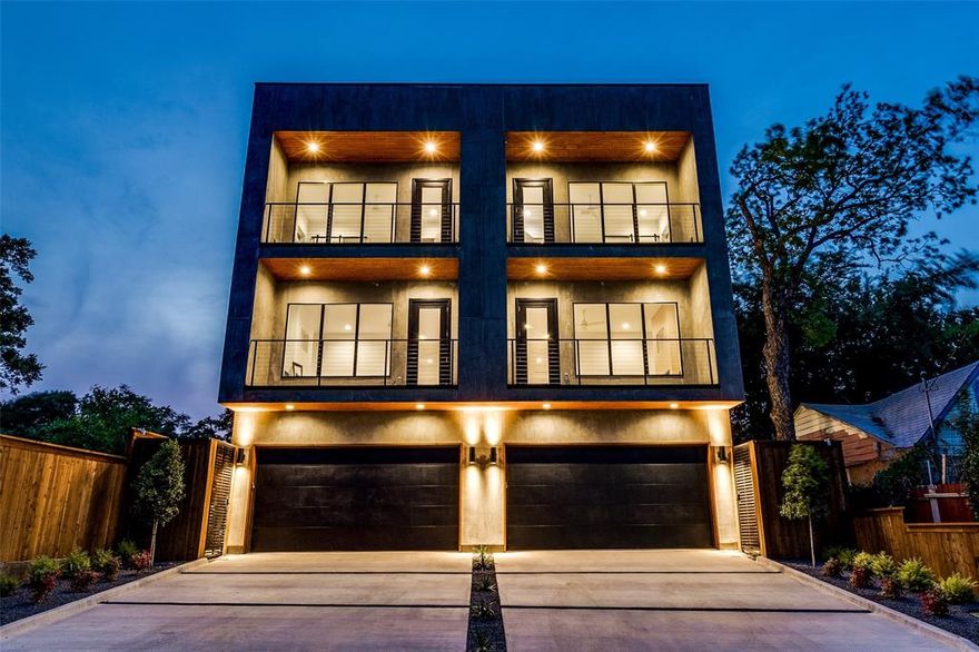 Completed in 2024, this stunning new single-family attached home blends modern architecture with refined custom finishes. Spanning three stories, it offers 3 bedrooms, 3.5 bathrooms, a dedicated office or flex room, and a thoughtful layout that balances comfort and functionality. Each bedroom features an en-suite bath and walk-in closet, providing privacy and convenience for every resident.

The interior showcases floating stairs, high ceilings, and sleek contemporary design, while a dedicated second-floor office makes working from home effortless. Outside, enjoy a spacious turfed backyard and patio area, perfect for entertaining or relaxing year-round.

Ideally located just minutes from Downtown and Uptown Dallas, this home offers quick access to premier dining, shopping, and nightlife. It's also less than five minutes from UT Southwestern Medical Center, making it an excellent choice for professionals seeking proximity and style in one of Dallas's most vibrant, high-growth neighborhoods.