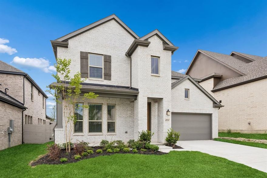 HOME IS COMPLETE AND READY FOR QUICK MOVE IN!! Brand New Centre Living Homes community here in Painted Tree Woodlands West! Come see the charming Winspear Plan in our NEW Painted Tree Woodlands West development, located 30 miles north of Dallas and just west of 1-75 near downtown Mckinney.  Explore miles of greenways, pathways, nature trails, and breathtaking pools in this amazing community.  Centre Living Homes offers this popular 4-bedroom, 3 bath home with lofted game room space for intimate gatherings, dining nook for friends and family get togethers, open living spaces, walk in closets in each room, tons of storage and functional sanctuary spaces for the whole family! Enjoy a spacious family room with vaulted ceilings and oversized primary and secondary bedrooms, utility room, two car garage with owner's entry!  Highly acclaimed McKinney School district coupled with a low 1.78% tax rate with NO PID or MUD makes this a rare find! Ask us about our lender incentives with our partnered lender to lock you in a competitive rate! Home to be completed THIS FALL!!! ASK ABOUT OUR LENDER INCENTIVES!!!