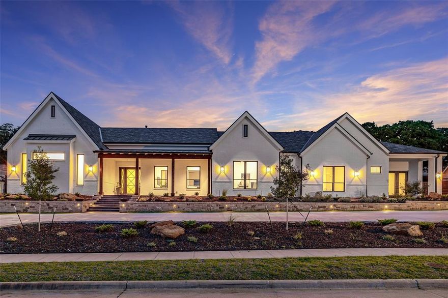 BRAND-NEW CUSTOM builders personal home!! MOVE-IN ready! STUNNING California transitional, mid-modern dream home nestled quietly on a cul-de-sac, surrounded by tall pine trees w gorgeous sunrise and sunset views atop half an acre in the highly coveted, private Shadow Brook Place neighborhood. This open concept home has all the state-of-the-art smart home systems, tons of natural light w floor to ceiling energy efficient windows, custom finishes, hardwood floors, 12ft-14ft ceilings, 5BR with 4 down, 5BA, 2 living areas, 2 beautiful chef kitchens with quartz counters, custom white oak cabinets w comm. grade appliances, 2 mud rms, 2 offices, 2 tankless water heaters, water and air filtration system, fire sprinkler system w HUGE primary bedroom and bath w his-her closets that overlooks your backyard oasis, perfect for summer entertaining, equipped w 2 outdoor living areas, electric outdoor shades, full pool bath, fire pit w plenty of space for a custom pool. This home has it all!