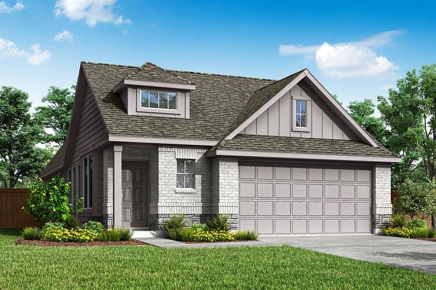 MLS# 21060283 - Built by Pacesetter Homes - Oct 2025 completion! ~ 446 Thunder Vista Drive is a thoughtfully designed 3 bed, 2.5 bath home combining comfort and style. At the center of it all, the deluxe kitchen features granite countertops and a convenient pop up outlet on the island. With its cathedral ceiling and cozy gas fireplace, the family room is the heart of the home you'll easily fall in love with. The adjacent retreat offers flexible space you can use however you need, and separates the two secondary bedrooms to create additional privacy and comfort. Your Pacesetter Home comes equipped with a suite of smart features designed to enhance everyday living-Ring Video Doorbell- Smart Front Door Lock-Brillant Smart Home System to control lighting and music-Honeywell Smart T6 Thermostat for energy savings-WiFi-enabled Garage Door-Rainbird Wifi-capable Sprinkler System Plus, enjoy added support with White Glove Service - a personalized, post-closing appointment to get all your smart home features connected and ready to use.