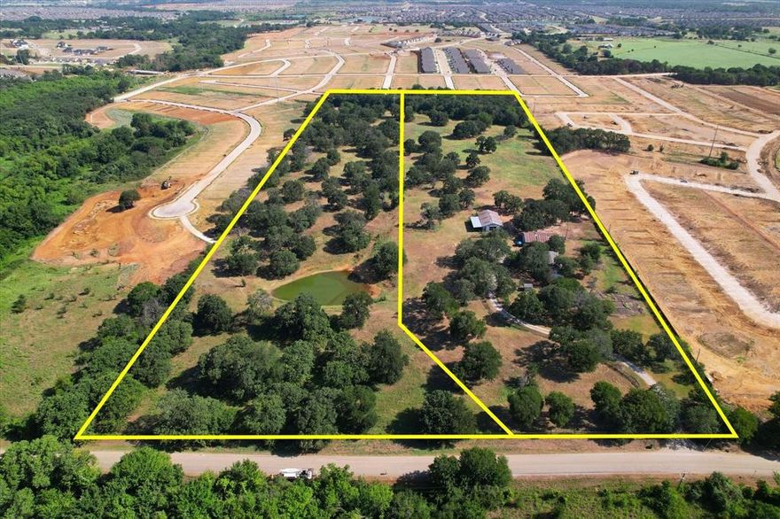 Located in one of the fastest-growing areas of North Texas, this prime 25+ acre tract is ideally positioned for development. Just seconds from the new H-E-B, Target, Kroger, and Sprouts, the property is perfectly suited for multifamily, commercial, mixed-use, or investment development. It offers multiple ingress and egress points, on-site high-capacity electric, and planned high-capacity water and sewer infrastructure along Fishtrap Road. AUBREY ISD

With no deed restrictions, the property can be subdivided, and the seller is open to owner financing or retaining the back portion of the land if desired. This location offers high visibility, rapid growth potential, and strong demand for residential and commercial expansion.

Opportunities like this are rare—contact us today for more information or to schedule a private site tour.