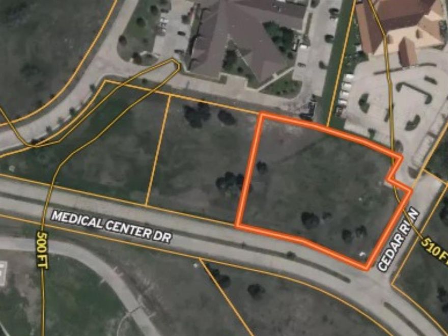 Prime commercial opportunity in one of Ennis’ fastest-growing corridors, with sites available from 1–3.9 acres along highly visible Hwy 287. Ideally positioned at Medical Center Drive and directly adjacent to Ennis Regional Medical Center, this location benefits from steady daily traffic generated by medical staff, patients, and surrounding service providers.

The area is supported by nearby schools, established neighborhoods, and continued residential growth, creating strong demand for retail, medical, and service-based businesses. Convenient access to Hwy 287 provides a direct route to Waxahachie and the greater DFW metroplex, offering both local and regional exposure.

Zoned CC (Corridor Commercial), these tracts allow for a wide range of development including medical office, retail, restaurant, and professional services—making this an ideal location for businesses looking to position themselves in a high-traffic, growth-driven area.

A rare opportunity to secure commercial land in a corridor anchored by healthcare and poised for continued expansion.