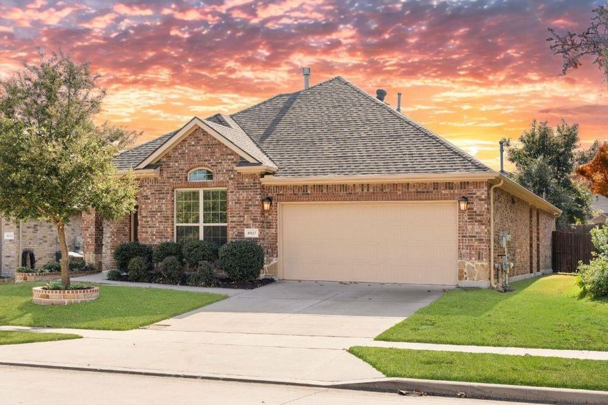 Beautifully maintained 4-bedroom home in the highly sought-after Highlands at Westridge community, located within the acclaimed Prosper ISD. Built in 2018, this single-story residence offers an inviting open FLEXABLE floorplan the 4th BEDROOM can be used as a STUDY. The spacious kitchen features granite countertops, ample cabinetry, and a large island that opens to the bright living area—perfect for everyday living and entertaining. A private primary suite is separate from the secondary bedrooms, providing comfort and privacy. Three additional bedrooms offer flexibility for family, guests, or a home office. Enjoy a generous backyard with room to relax or play, along with a covered front porch and charming curb appeal. Additional highlights include a recent roof update, brick exterior, rain gutters, and a two-car garage. Residents of this wonderful neighborhood enjoy all of the Highlands of Westridge Amenities: POOL, SPLASHPAD, PARKS, BASKETBALL COURTS, HIKE AND BIKE TRAILS and much more. The property is convenient access to shopping, dining, major commuter routes, and excellent local schools. This move-in-ready home is a fantastic opportunity to enjoy comfort, convenience, and community in one of McKinney’s most desirable areas.