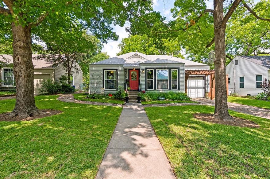 Nestled in the heart of charming Little Forest Hills, 8819 Santa Clara offers a serene retreat surrounded by lush trees and the tranquility of a quiet street. This delightful cottage is perfectly situated just a short stroll from the Dallas Arboretum and White Rock Lake, blending the best of nature and convenience.

Set on a generous lot, this home features beautifully refinished hardwood floors, three bedrooms, and two updated bathrooms, creating a warm and inviting atmosphere. The backyard is a true oasis, designed for the outdoor enthusiast with an expansive deck, and cozy fire pit—perfect for everything from morning coffee to evening gatherings under the stars.

Adding to its appeal, the property includes a one-car garage tucked away at the back, offering both practicality and privacy. This home is a rare gem, combining charm, location, and value in the heart of East Dallas. Come experience the peaceful lifestyle Little Forest Hills is known for!