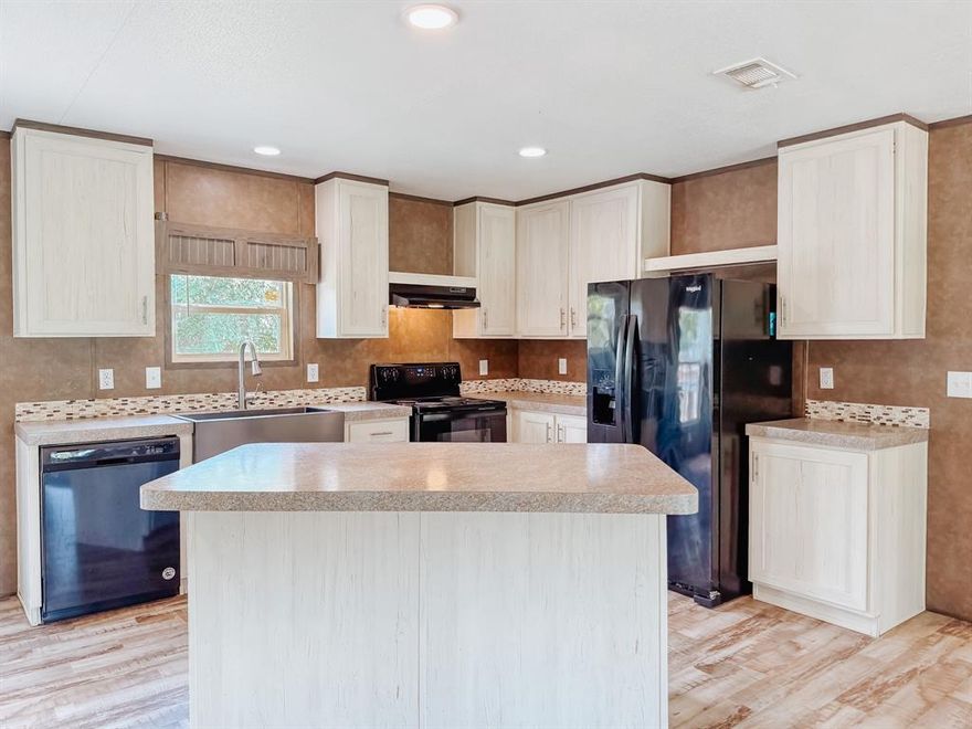 Back on the market — no fault of the home or the seller! A new survey has been completed as well. Looking for a little extra space in a great school district? This 2020 3-bedroom, 2-bath double wide sits on almost half an acre in Dawson ISD. You’ll love the open floor plan, roomy kitchen, and split-bedroom layout with a private primary suite. Plenty of yard space for kids, pets, or weekend BBQs, all while enjoying that small-town feel with quick access to town.