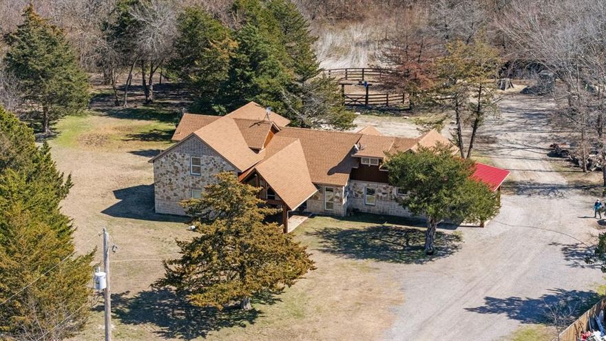 Huge Price Improvement! Motivated Seller!! Own 2.1 acres in the peaceful town of Anna, TX, just minutes from HWY 75! Welcome to 136 Oak Creek Dr, a stunning 5,500+ sq. ft. custom-built home that perfectly combines luxury and durability. Featuring 5 spacious bedrooms and 4.5 bathrooms, this home offers both comfort and privacy for the entire family. The open floor plan and soaring high ceilings create a bright, airy atmosphere, while the home’s solid construction—built on piers to withstand strong winds—ensures lasting quality. Step outside to enjoy your 2-acre lot, complete with a horse shed, providing space for your animals or the flexibility to create your own private, ranch-style retreat. Nestled in a serene country setting, this property offers the best of both worlds—peaceful living while still being close to convenient stores, restaurants, and gyms. And for car enthusiasts, you’ll love being right next to G2 Motorsport, where supercars test their limits on a private race track. 136 Oak Creek Dr is more than just a home—it’s a luxurious escape offering space, stability, and adventure, all within an hour of Downtown Dallas.