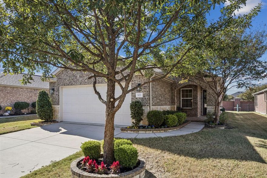 Discover a life of comfort, convenience, and community in this beautifully maintained home located in the premier 55+ active adult neighborhood of Frisco Lakes. Designed for versatility, this residence offers three bedrooms, one of which easily serves as a private study or hobby space—perfect for working from home or enjoying your favorite pastimes. The kitchen features rich wood cabinetry, granite countertops, and a spacious layout ideal for entertaining or casual meals. A charming sitting room opens to a quaint patio, offering a peaceful spot for morning coffee or evening relaxation. Additional highlights include a two-car front-entry garage, abundant natural light, and an open, easy-flow floor plan that makes daily living effortless.
Beyond the home itself, life in Frisco Lakes offers resort-style amenities at your doorstep—multiple pools (indoor and outdoor), fitness centers, pickleball and tennis courts, walking trails, golf course, and dozens of clubs and social activities to fit every interest. From dance classes and card games to fitness groups and travel clubs, there’s always something to enjoy. Perfectly located just minutes from shopping, dining, and entertainment at The Star, Legacy West, and Stonebriar Centre, you’ll love how easy it is to explore all that vibrant Frisco has to offer while coming home to the serenity of this friendly community. Experience the best of active adult living—where every day feels like a getaway. Roof replaced 2022 with 30 year shingles.
