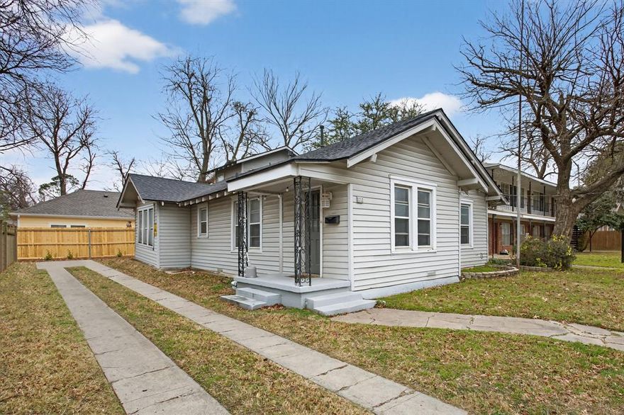 Unlock unparalleled opportunity directly across from Texas Woman’s University at 1111 N. Austin Street. This 1,616 sq. ft. residence offers a highly versatile layout featuring two main-floor bedrooms and a private upstairs bonus room—complete with a closet—that easily functions as a third bedroom, creative studio, or home office. Designed with flexibility in mind, the floor plan includes a separate entrance providing direct access to the rear of the home, an ideal setup for roommate privacy or guest accommodations. Positioned in the heart of Denton, this property boasts a location where the Denton Square, Emily Fowler Library, and Quakertown Park are all within walking distance, while the businesses of University Drive are just a short stroll away. Peace of mind is built-in with a new roof installed in 2024. Currently tenant-occupied, the lease is month-to-month, offering immediate flexibility for an owner-occupant to move in or an investor to optimize Denton's rental market. This is a rare chance to secure a high-demand property in one of Denton’s most walkable and sought-after corridors. Exterior photos are provided to protect tenant privacy; please refer to previous MLS photos to view the interior layout and potential. Don't miss your chance to own a piece of Denton’s prime real estate! Set up your showing today!