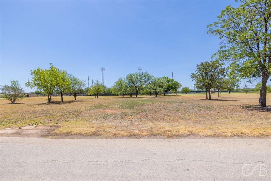 Great location close to Hardin Simmons University. So much potential in this double lot.
