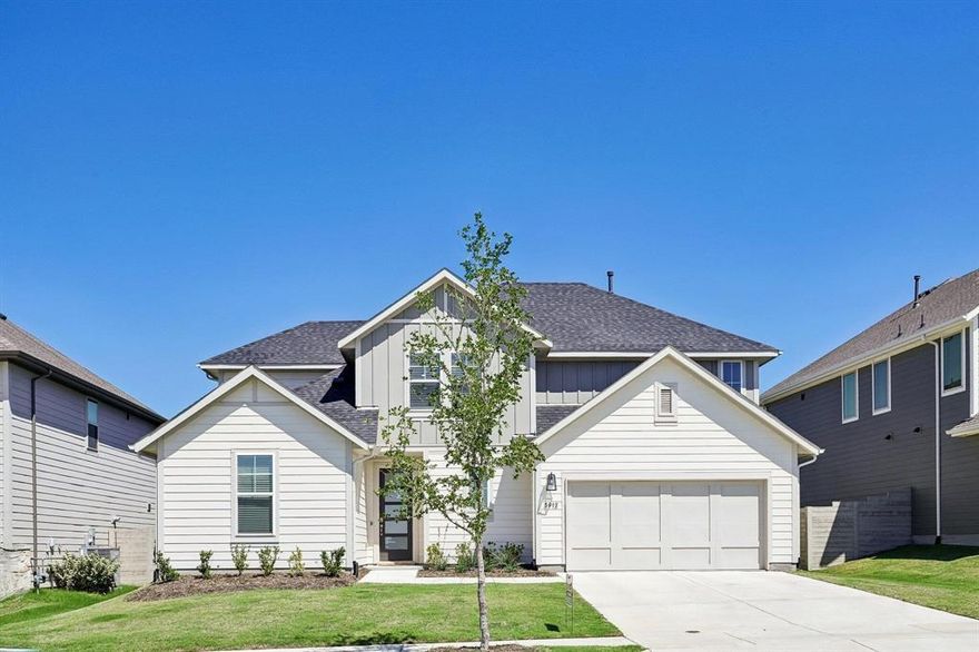 Welcome to 3912 Slate St in Painted Tree, McKinney. This nearly new, highly upgraded Ethan floor plan features 4 bedrooms, 4.5 bathrooms, and approximately 3,400 sq ft of thoughtfully designed living space. Filled with natural light, the open-concept layout includes a private office, media room, and seamless flow suited for both everyday living and entertaining.

The gourmet kitchen anchors the home with elevated finishes, ample storage, and a large island, opening to expansive living and dining areas. Step outside to a generously sized backyard with an extended covered patio, well suited for relaxing or hosting gatherings. Additional highlights include a 3-car garage and quality upgrades throughout.

A full home inspection was completed April 7, 2026, with all warranty items addressed, providing peace of mind and true move-in ready convenience. Furnishings are available for purchase through separate negotiation. An exceptional opportunity to own one of the only Ethan floor plans currently available in the neighborhood without the wait of new construction.