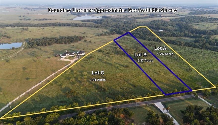 Septic report done, survey available, electric done at the road, and water meters are being reserved for a ready-to-build lot. Discovered the most beautiful lane you’ve ever seen, almost five and a half pristine acres nestled in the charming town of Bristol, Texas. This expansive property offers the perfect canvas to build your dream home with plenty of space for privacy, recreation, and future possibilities. Enjoy peaceful living with stunning views, open skies, and the serenity that only wide-open Texas land can offer, all while conveniently located near major highways and amenities. Don’t miss out on this rare opportunity to own a slice of Texas paradise!