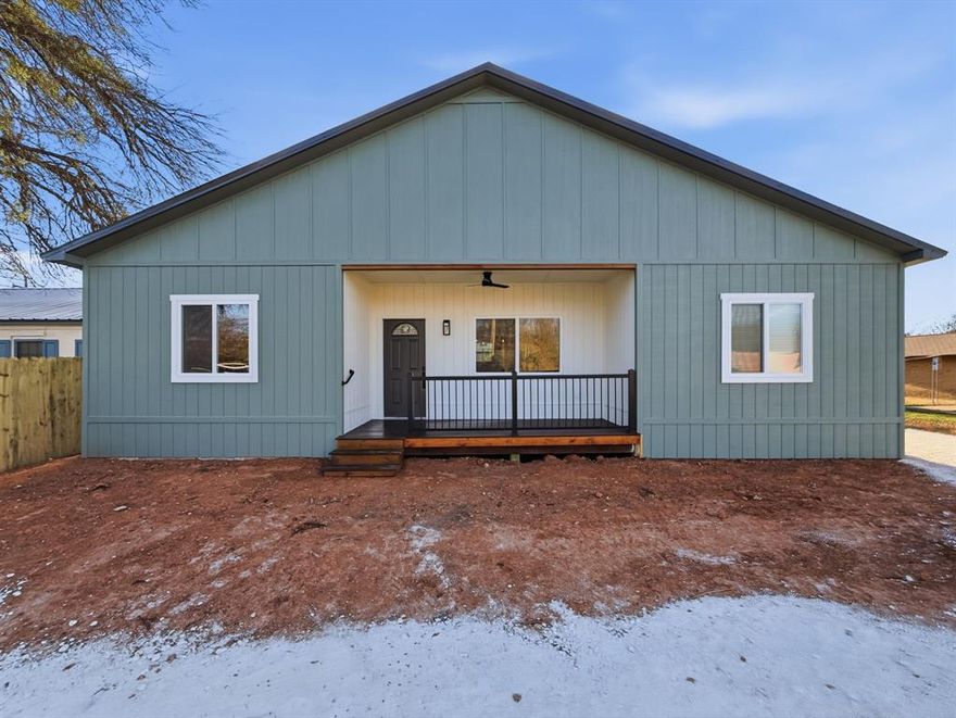 Beautifully crafted new construction in the heart of Iredell, TX! This thoughtfully designed 3-bedroom, 2-bath home offers approximately 1,400 sq ft of modern comfort and functionality. Step inside to an inviting open-concept layout filled with natural light, showcasing a stunning kitchen with granite countertops, ample cabinetry, and sleek finishes, perfect for both everyday living and entertaining.

The split floorplan provides privacy, with a spacious primary suite featuring dual closets and a walk-in shower. On the opposite side, you’ll find two generous secondary bedrooms and a well-appointed guest bath. A convenient mudroom and laundry area sits just off the side parking driveway, adding everyday practicality.

Built with solid, energy-efficient construction - details available upon request. For an additional $10,000, buyers can enjoy professionally installed landscaping and a covered driveway.

Don’t miss this opportunity to own a brand-new home in a charming small-town setting. Schedule your showing today!