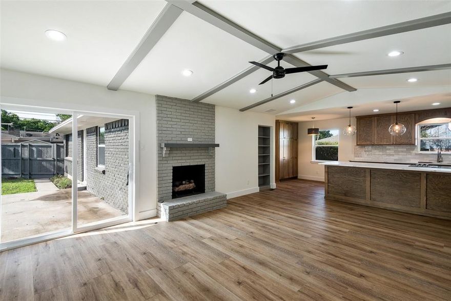 Available for immediate move-in. Experience refined North Dallas living in this single-story home. This property offers 4 bedrooms, 3.5 baths, and 2,248 sq ft of beautifully designed space on a private, tree-lined lot within the Richardson ISD. The open layout features spacious living areas, a fireplace centerpiece, and a chef’s kitchen with premium appliances and ample storage. The front entry area allows for a dining room and second living space. Each bedroom feels like a private retreat with full bath attached. Large windows bring in natural light and showcase serene views of the lush backyard.  Set on a quiet street, this property combines luxury, location, and livability. Enjoy single-level convenience, elegant finishes, and timeless charm — a rare lease opportunity in one of North Dallas’s most desirable neighborhoods. Fridge included. Pets - case by case. Large storage shed available in backyard as well. 6 month lease also available at higher rate. Home is managed by the owner.