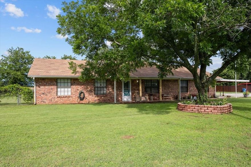 Nestled in the charming town of Lake Whitney, this 3-bedroom, 2-bath brick home offers a seamless blend of comfort and convenience. With 1,638 square feet of thoughtfully designed living space, its open floor plan creates an inviting atmosphere perfect for entertaining or simply enjoying everyday life. Natural light pours through the windows, highlighting the spacious layout and warm, welcoming feel.
A large open kitchen provides plenty of room for cooking, gathering, and making memories, while a nice fenced-in backyard offers privacy and space for outdoor enjoyment. A great side entrance carport ensures easy access and ample parking. Situated just minutes from Lake Whitney and local businesses, this home offers the ideal balance of tranquility and convenience. Whether you're looking for a peaceful retreat or a great place for a family, this home delivers. The old flooring has been removed in the living, dining, and kitchen areas leaving a blank canvas for you to choose the flooring of your choice. Seller is offering $6,000 in concessions for new flooring. Come see for yourself!