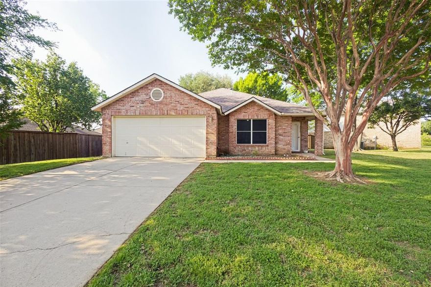 Big Lot, Fresh Look, Smart Buy!
Great opportunity to own a well-updated one-story starter home on an oversized lot in Corinth! This 3 bedroom, 2 bath home offers a functional layout with fresh interior updates, including new flooring and interior paint (2026), giving the home a clean and move-in ready feel.

The primary bathroom has been thoughtfully updated with a walk-in shower, adding everyday convenience and a more modern touch. Recent improvements also include a new hot water heater with expansion tank and automatic shut-off valve, providing added efficiency and peace of mind.

The oversized lot offers plenty of room to enjoy the outdoors—whether for pets, play, or future possibilities. Trees have recently been trimmed to allow for more natural light, creating a great setup for establishing a lush backyard or customizing the space to your liking.

Conveniently located near shopping, dining, and major commuter routes, this home is a solid choice for first-time buyers or anyone looking for an affordable, updated option. Don’t miss this great value in a desirable area!