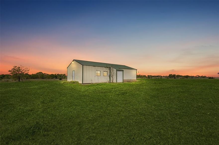 Discover your slice of paradise with this stunning 20.013-acre property nestled in the heart of Van Alstyne, TX! This picturesque land is perfect for those seeking a tranquil lifestyle while still enjoying the conveniences of modern living. Imagine the gentle sounds of nature, surrounded by expansive, flat terrain that has been cleared and prepared for your dreams. Whether you’re looking to build your dream home, bring your horses to train in the outdoor arena, or simply enjoy the beauty of the great outdoors, this property offers endless possibilities.

Both barns come complete with electricity and water, making them ideal for livestock, storage, or transforming into a charming workshop or studio. The property currently has an Ag Exemption, providing for significantly lower taxes. If potential buyers wish to use the land for this purpose, they too will benefit from the exemption.

Please review the updated survey and field notes in document storage to understand the exact coordinates for the parcel of land being sold—red lines on some of the photos are not exact to property survey lines. An updated survey was completed and filed on January 13, 2025. Note that the property includes land for future private access, and the deed restrictions should be reviewed carefully. The property will have a new address once the re-plat filing is recorded.

Looking for more land? Additional acreage is available — inquire for details.