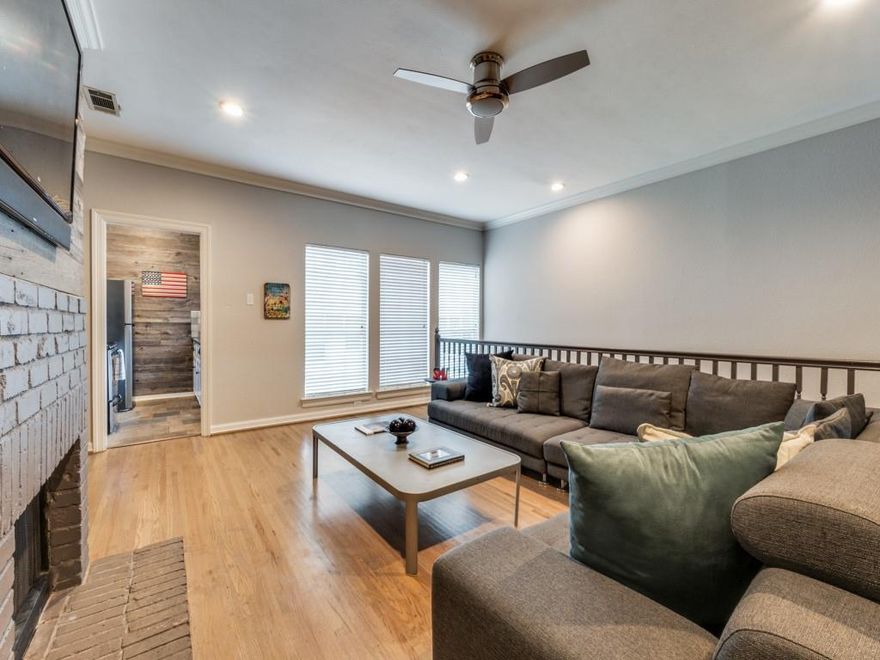 INVESTMENT OPPORTUNITY in prime location within walking distance to SMU, retail, and restaurants, this condo offers unparalleled convenience. A modern 2 story, 2 bd, 2 ba condo in the highly sought after University Park. Upon entering, you'll find one bedroom and ensuite bathroom downstairs, providing a versatile living space. Ascend the stairs to a spacious living area seamlessly connected to the kitchen, complete with sleek granite countertops and Stainless Steel Appliances. The thoughtful layout includes a hallway off of the living area with closet containing stackable washer and dryer, another bedroom, and full bath.
Adding to the appeal, this condo features an attached 2 car garage, a coveted amenity that enhances the overall convenience of this property. 
Don't miss this opportunity. Information provided is deemed reliable but is not guaranteed and should be independently verified by buyer and buyer's agent.