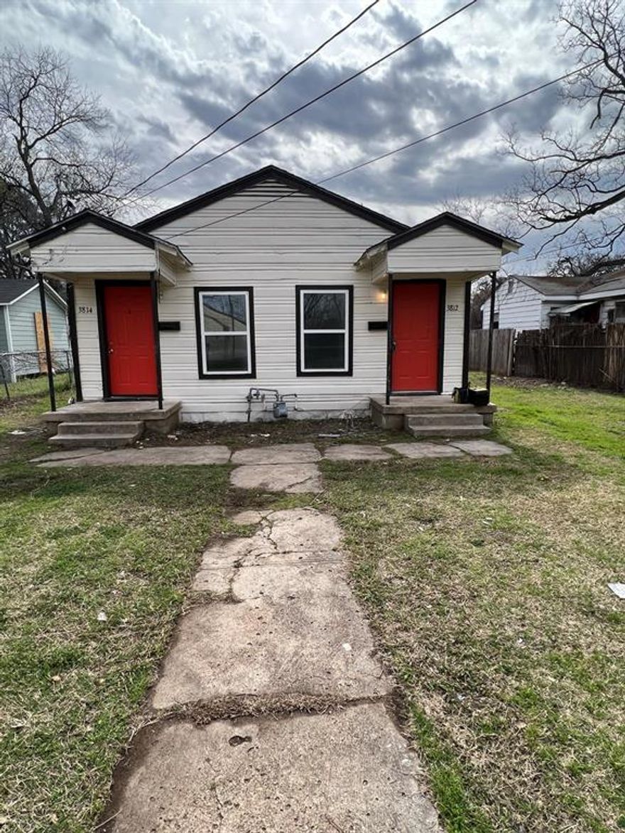 Turnkey duplex fully renovated in 2022 and 2025. Each unit features 1 bed, 1 bath, 3812 Hancock is rented on Section 8 for $891 leased thru Sept 2026 and 3814 Hancock is leased for $1050 month to month. This property offers excellent cash flow and is perfect for investors looking to expand their rental portfolio with an easy to manage duplex. Don’t miss out on this income-generating opportunity at a great cap rate! Agent Owner