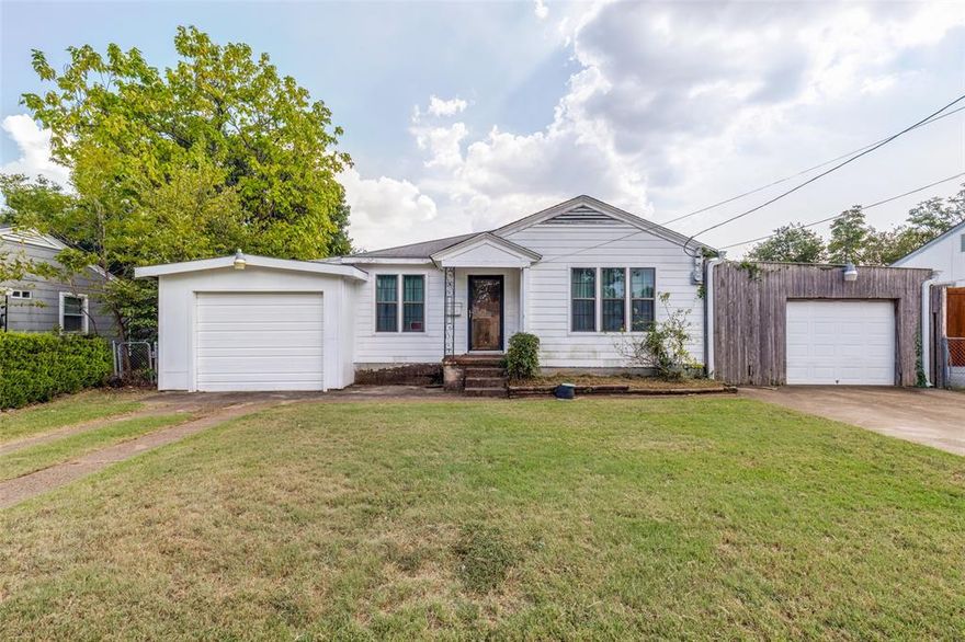 This distinctive two-tier floor plan blends character and functionality, offering a versatile home and work lifestyle. The formal living and dining spaces flow seamlessly into a step-down level featuring a second living and dining area, anchored by an open kitchen with custom cabinetry and built-in breakfast area ideal for both everyday living and entertaining. Provides three spacious bedrooms, three full baths, and two half baths, along with a thoughtfully designed attic conversion that creates a private bonus room retreat for work, relaxation. For those who value space and utility, the property truly shines, two separate front-entry garages complement an additional extraordinary 1,200+ sq. ft. heated and air-conditioned workshop or studio, complete with its own bay door alley entrance or making it a 3rd garage can fit 4 additional vehicles.