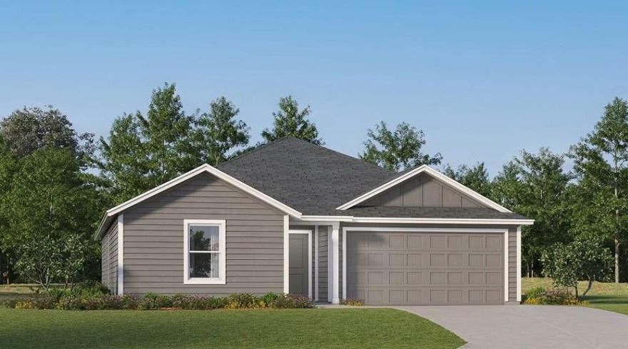 This new single-story home offers a low-maintenance layout designed for modern lifestyles. Two secondary bedrooms are located off the foyer, surrounding a full bathroom. An open-concept floorplan blends the kitchen, dining room and living room for seamless everyday transitions and multitasking. A luxurious owner’s suite is nestled into a private corner, complete with an en-suite bathroom and walk-in closet.