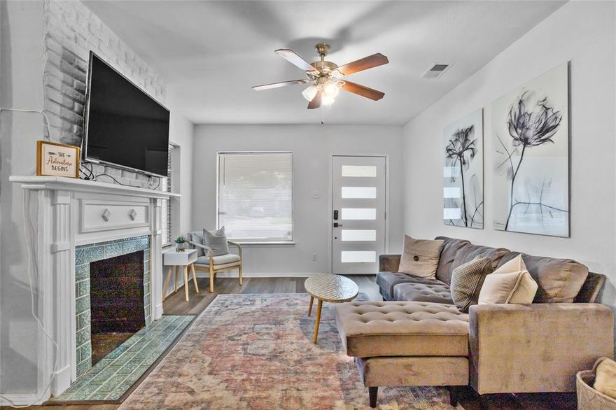 Welcome to 4040 Carolyn!  This updated 3 bed, 1.5 bath home is centrally located and near TCU.  The open floorplan connects living and dining making it a great home for entertaining.  The location lends itself to students or owner-occupants and the lot provides space for expansion if desired.  New builds are common in the area which affords this property additional flexibility.  The home is being sold mostly furnished (if desired) with a list of items in the transaction desk.