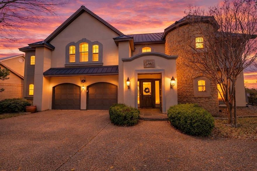 Experience refined lake living inside one of the area’s most exclusive gated golf communities. This stunning waterfront residence offers breathtaking views, beautifully designed living spaces, and an effortless blend of luxury and comfort.
Step through an impressive entry into a home filled with natural light and sweeping lake vistas. Spacious interiors flow seamlessly to expansive outdoor living areas—perfect for entertaining, relaxing, or simply enjoying peaceful moments overlooking the water and surrounding cliffside scenery.
A private elevator provides convenient access between levels, while generous terraces create the ideal setting for sunset views and lakeside gatherings. Residents also enjoy the perks of a premier golf lifestyle, including complimentary rounds on the course. After your game, hop in your golf cart or side-by-side and cruise down to the marina to continue your day on the water.