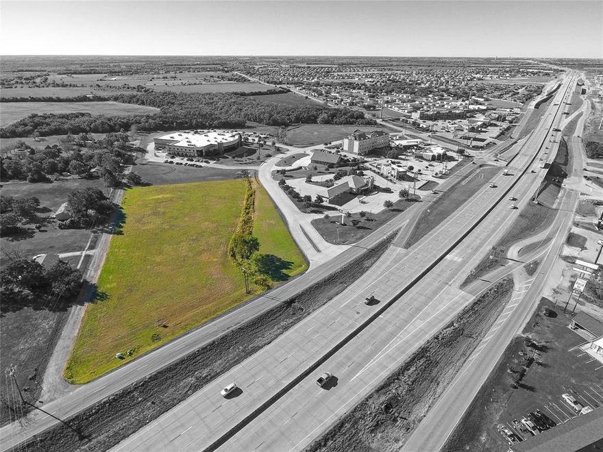 Offering this 3.33-acre tract on Interstate 30 with over 315’ of frontage. TxDOT has signed off on a $77 Billion plan which includes widening Interstate 30 at the site from four lanes to six lanes in the next 10 years. Excellent location in fast growing retail and residential market. The land has excellent visibility from Interstate 30 with good traffic generators, located adjacent to Fellowship Church with 725 members, Holiday Inn & Suites with 83 rooms and just minutes from the new Buc-ee’s which opened in 2019. Ideal site for retail center, restaurant or hospitality development.