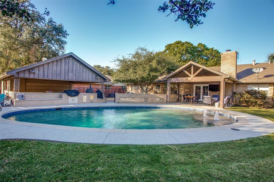 Step into refined comfort in this beautifully remodeled residence that seamlessly blends timeless sophistication with modern style. Offering incredible flexibility, this home can function as a 4 bedroom, 3 bath with 2 spacious living areas or a 3 bedroom, 3 bath with 3 distinct living spaces  the possibilities are truly endless to fit your lifestyle. The open-concept kitchen, fully remodeled just two years ago, serves as the heart of the home with sleek surfaces and an effortless flow perfect for hosting. Multiple living areas provide versatility for everyday living, entertaining, a home office, or even a media space. Both the HVAC system and all bathroom remodels, completed less than a year ago, offer peace of mind and fresh, contemporary comfort. Outside, a sparkling pool anchors the private backyard retreat, complete with a covered outdoor living area and built-in grill station ideal for outdoor dining and relaxed gatherings. Covered parking with additional storage adds everyday convenience to this exceptional property.

Every detail reflects quality, comfort, and style  creating a space that feels elevated, welcoming, and ready to adapt beautifully to the way you live.