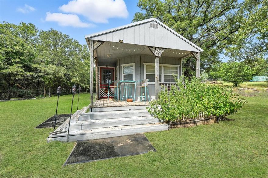 Charming 1 Bed, 1 Bath Home on a Secluded Acre in Bowie, TX – Minutes from Lake Amon G. Carter. Tucked away in a peaceful, private setting just off the shores of Lake Amon G. Carter, this 1-bedroom, 1-bathroom home offers the perfect blend of comfort and seclusion on a fully fenced, gated 1-acre lot. Whether you're looking for a cozy full-time residence or a serene weekend getaway, this property delivers. The home features an inviting layout with thoughtful updates and plenty of natural light. Step outside to enjoy wide-open space, mature trees, and the quiet beauty of nature—all while being just minutes from the lake for boating, fishing, and outdoor adventures. Enjoy peace of mind and privacy with a gated entrance and complete perimeter fencing, ideal for pets, hobbies, or simply enjoying your own slice of Texas tranquility. Don't miss this rare opportunity to own a secluded retreat with easy access to both nature and nearby amenities.