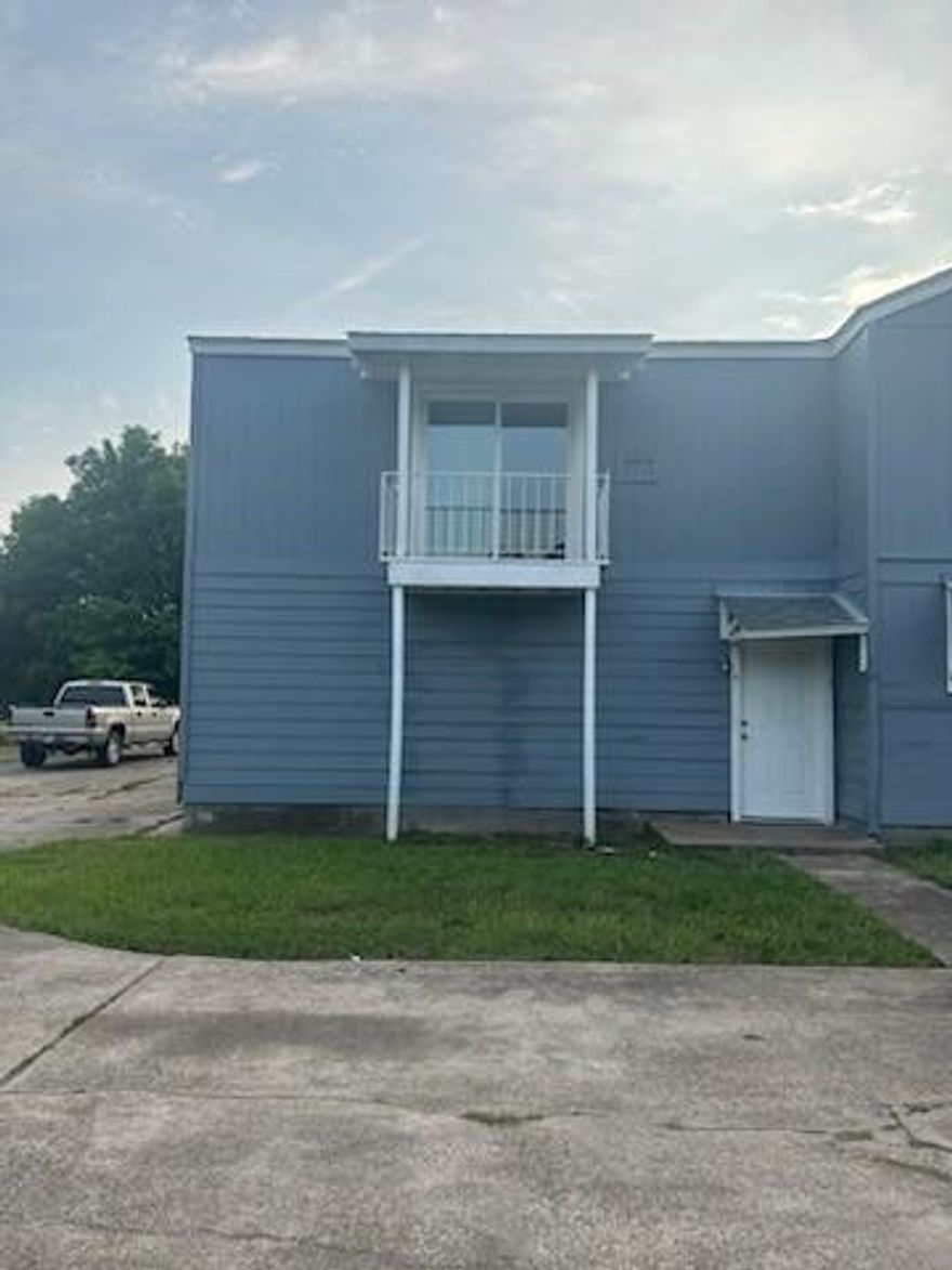 Quadraplex unit available. Two bedroom upstairs unit available. Quiet lot on the outskirts of Commerce. Property comes with large storage unit.