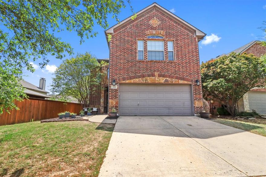 ***LOW INTEREST RATE AT 2.75% ASSUMABLE LOAN*** Nestled in a sought-after cul-de-sac within the master-planned community of Lantana, this stunning home offers a perfect blend of comfort and style. It features 3 bedrooms, 3 bathrooms, a private study, and a spacious game room. A dramatic entry with soaring ceilings and abundant natural light leads into the open-concept living area, complete with a fireplace and mantle.
The kitchen is equipped with stainless steel appliances, granite countertops, a center island, and ample cabinet space. Refrigerator, washer, and dryer are included for added convenience. Upstairs, you'll find generously sized guest bedrooms and a large game room. The primary suite boasts a spa-like bathroom with dual sinks, a garden tub, separate shower, and a walk-in closet. Step outside to your private backyard retreat, featuring a covered patio, outdoor deck, hot tub, and privacy fence—ideal for relaxing or entertaining. Enjoy access to resort-style community amenities, including fitness centers, five pools, tennis and basketball courts, ponds, bike trails, greenbelts, parks, and playgrounds. All just minutes from top-rated schools, Lantana Golf Club, shopping, dining, and entertainment. Updated and well maintained.  *The information provided is deemed reliable but is not guaranteed and should be independently verified. Buyer or Buyer's Agent to verify measurements, schools, & tax, etc. Please note video and or audio equipment by sellers may or may not be in use. ** Buyer will need to buy a new survey if required **