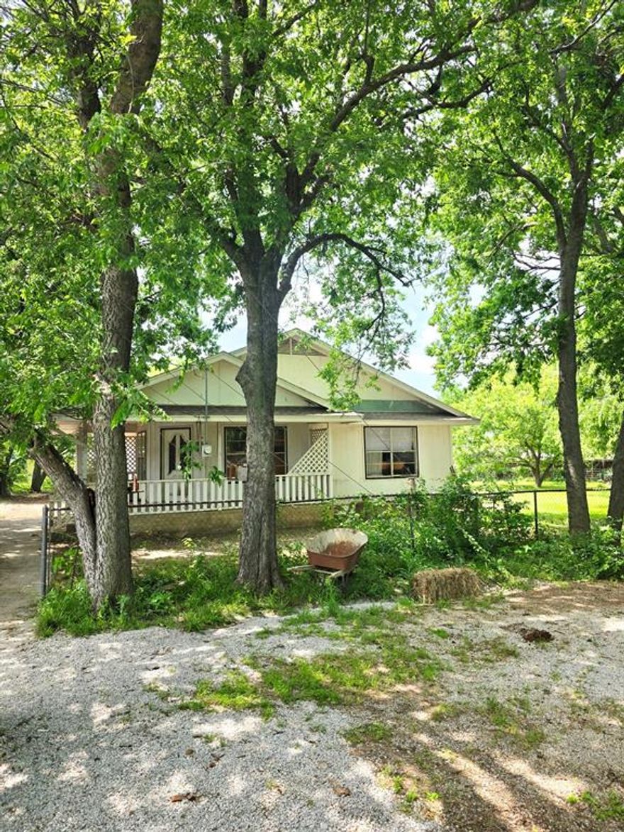INVESTOR SPECITIONAL AND GREAT FLIP OPPORTUNITY! Charming vintage farmhouse nestled in the heart of Krum, Texas, ready for your personal touch! Located in a well-established neighborhood filled with mature trees and plenty of shade, this property offers the perfect setting for peaceful country living with a nostalgic feel. This 3-bedroom, 2-bath home sits on a spacious lot featuring a large backyard with endless potential—whether you envision building a shop, adding a guest house, or creating your own outdoor oasis. Full of character and opportunity, this estate property is being offered priced to sell, per the family—making it an incredible opportunity for buyers looking for a fixer-upper or a place to truly make their own. With a little love, this home could be transformed into an absolutely adorable dream property. Don’t miss your chance to turn this hidden gem into something truly special!