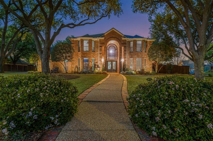 Step into a home where thoughtful design, refined upgrades & enduring quality come together to create a truly exceptional living experience. This extensively remodeled residence has been meticulously enhanced inside & out, offering a level of sophistication & peace of mind that discerning buyers will immediately appreciate. At the heart of the home lies a stunning, fully reimagined kitchen, designed for both beauty & functionality. Outfitted with exquisite Taj Mahal quartzite countertops, custom cabinetry with specialized pull-out storage & a brilliantly reconfigured layout, this space is as practical as it is striking. Additional storage has been seamlessly integrated, including cleverly designed space beneath the staircase, maximizing every inch w-intention. The interior features rich hardwood flooring, plush carpeting, fresh paint + a custom stair rail that adds architectural elegance. Structural improvements provide confidence & long-term reliability. The living spaces are warm yet elevated, highlighted by custom built-in's & a gas fireplace that creates the perfect ambiance for both everyday living & entertaining. Each room reflects a cohesive, polished aesthetic designed for modern luxury. Retreat to the completely renovated primary suite bath, offering a spa-like experience with high-end finishes & serene design. Secondary bathrooms have also been beautifully updated. Outdoors, your private oasis awaits. The pool has been renovated with a PebbleTec plaster finish, upgraded stone coping & a custom diving rock, replacing the original board for a more natural, resort-style feel. A fully functional spa with a new heater & bubbler enhances relaxation, while the Polaris cleaning system & irrigation-fed water level maintenance ensure effortless upkeep. Even more impressive, the home is located on the hospital power grid, providing exceptional reliability & uninterrupted power during severe weather. The exterior is equally impressive! This one has it all!