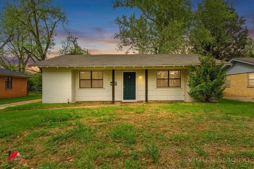 Shreveport home in a convenient location with easy access to I 49, I 20, downtown, LSU Health & local shopping & dining. This 3 bedroom, 1 bath home offers a functional layout with updated features & move in ready condition with opportunity to make it your own.

Kitchen includes granite countertops, tile backsplash, gas range & a butcher block counter area that provides additional prep space or casual dining. This area is positioned over a former washer and dryer space, offering flexibility for an interior laundry setup, with additional connections available in the garage if preferred.

Living & dining areas offer a comfortable flow for everyday living. Bathroom features updated finishes with wood look tile surrounding the tub & shower.

Additional features include updated flooring (approximately 5 years old), ceiling fans, lighting fixtures, central heating & cooling & a brand new water heater. Roof is approximately 6 years old.

Exterior includes a two car garage with additional workshop and storage space. The garage is connected to the home by a covered walkway that also serves as additional covered parking. Fully fenced backyard offers space for pets, play or entertaining.

Some rooms could benefit from fresh paint, offering a great opportunity to personalize the space.

Conveniently located near LSU Health, downtown Shreveport, major roadways & everyday conveniences.