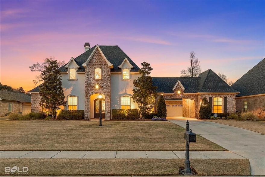 Welcome to 410 Oakwood Trace, a stunning home nestled in one of South Shreveport’s most desirable gated neighborhoods! This property offers the perfect blend of comfort, privacy, style, and convenience. Step inside to discover a spacious and inviting floor plan designed for both everyday living and entertaining. The living room features high ceilings that create an open, airy atmosphere and make the space feel grand and welcoming. Large windows fill the home with natural light, enhancing the elegant finishes and warm character throughout. The kitchen is thoughtfully designed with ample counter space, abundant cabinetry, and a functional layout that makes cooking and gathering a joy. The primary suite offers a private retreat designed for relaxation, complete with a well-appointed en-suite bath featuring a large jacuzzi tub, perfect for unwinding after a long day, along with generous closet space. Additional bedrooms provide flexibility for family, guests, or a home office. Step outside to your own private backyard retreat featuring an outdoor kitchen and cozy fireplace, the ideal spot for entertaining year-round. Whether hosting game nights, family gatherings, or enjoying a quiet evening by the fire, this outdoor living space truly sets the home apart. Situated in a secure gated community, this home provides added peace of mind while still being conveniently located near shopping, dining, and easy access to I-49 by way of southern loop. Don’t miss your opportunity to own this exceptional property in one of the area’s premier communities.