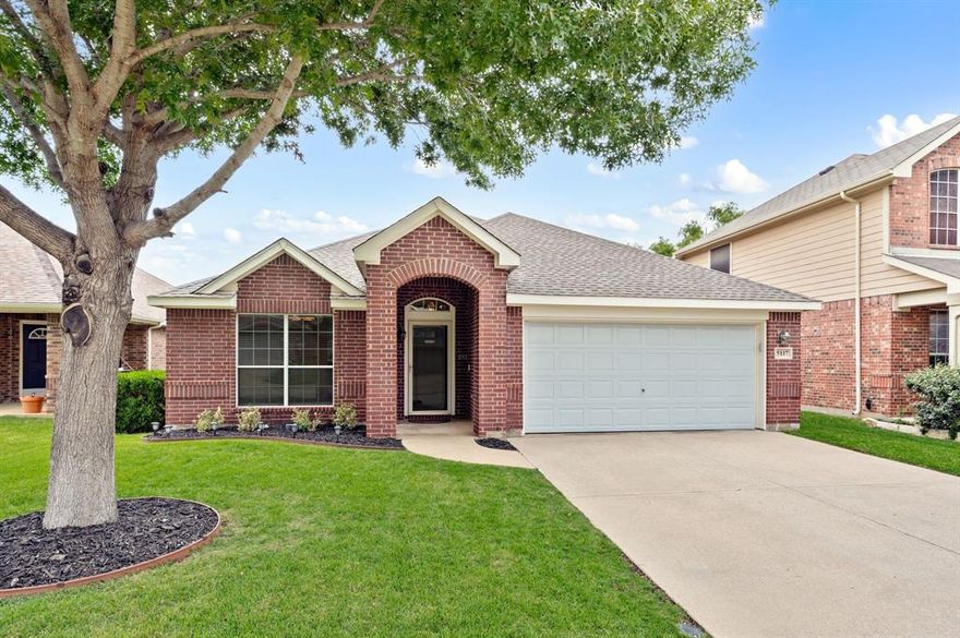 **Unlock Your Dream Home! Stunning One-Owner David Weekley Home in Pristine Condition!** Enjoy a temporary 1% INTEREST RATE BUY-DOWN courtesy of our preferred lender. Don’t miss this golden opportunity—now is the perfect time to make your move!  Welcome to this meticulously maintained 1 story David Weekley, Bennett Floor plan home,  situated in a quiet community tucked away in the award-winning Keller ISD, zoned for Fort Worth. Nestled between Dallas and Fort Worth, this residence offers the perfect blend of tranquility and accessibility. Featuring all-new carpet, new luxurious vinyl tile, and laminate wood flooring, the home enhances its inviting open atmosphere with fresh paint. A new microwave—never used—and a water heater that is less than a year old add to the home's appeal. Designed for both functionality and style, the kitchen boasts a center island, pantry, and plenty of workspace, seamlessly connecting to the spacious Living Room —ideal for everyday living and entertaining. Step outside to your screened-in back porch, the perfect spot for evenings of relaxation while overlooking the expansive, low-maintenance yard—great for play or creating your own fire pit in the charming rock cut-out area. The spacious layout also includes a versatile BONUS ROOM conveniently located between the secondary bedrooms, ideal for a second living area, office, or any space that suits your lifestyle. Additionally, the floored attic above the garage provides ample storage solutions. Visualize your new lifestyle & the endless possibilities that await with the virtually staged images, showcasing the potential and space the home has!  Located just minutes away from Alliance Town Center shopping, Costco, and HEB! With all these fantastic features, a prime location, and the benefits of Keller ISD, this home is ready for you to move in and enjoy. Don’t miss out on this exceptional opportunity!