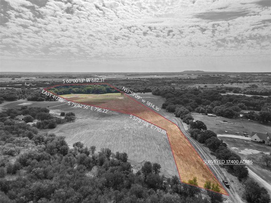 This prime 17.4 acre property is a flagship offering within a select plat, with additional neighboring lots also available for purchase. This parcel delivers immediate value, featuring significant frontage along Stroud Creek and key utilities already in place, including power and water on site. The ideal homesite has been professionally cleared and situated on high ground, firmly out of the primary flood zone, with the lower flood area contained to the rear creek portion for recreation. The land is characterized by numerous mature pecan trees and other valuable hardwoods. Crucially, all mineral rights are included in the sale, elevating this from a beautiful tract to a serious, long-term asset. Whether for a ready-to-build private estate, a development project, or simply a secure land banking opportunity, this property provides ample space, privacy, and a convenient drive to town. Contact us immediately to secure this parcel or to request the full plat map of available lots.