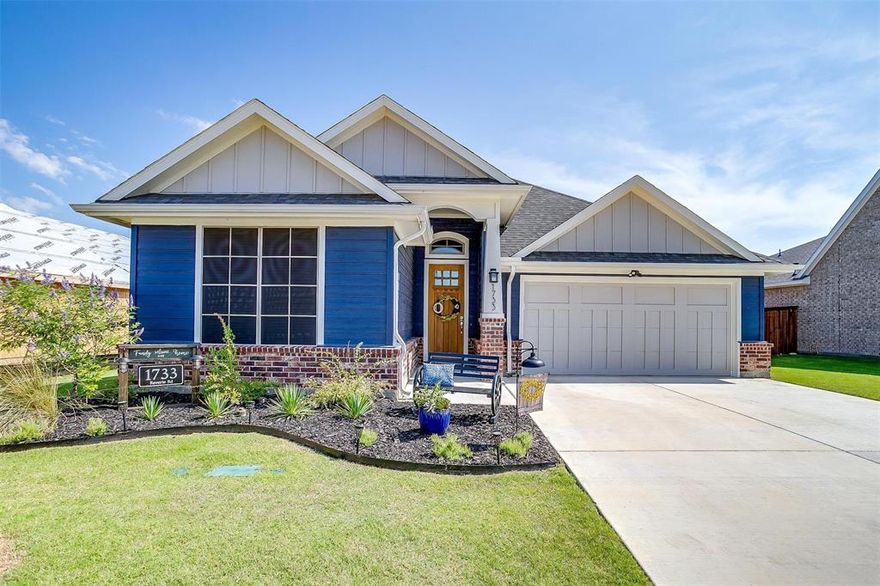 Nestled in the charming community and area of Reverie and Shannon Creek, this exquisite 3-bedroom, 2-bathroom home offers the perfect blend of elegance and functionality. With its open concept living spaces and amenities galore, this property is designed to cater to both comfort and style. As you step into this inviting home, you'll be greeted by a spacious and airy living area. The open concept design seamlessly connects the living room, dining area, and kitchen, creating an ideal space for entertaining and family gatherings. The living room features a cozy electric fireplace and an abundance of windows overlooking the backyard. The heart of the home is undoubtedly the kitchen, which boasts upgraded white cabinets and stainless-steel appliances. A large kitchen island with a breakfast bar provides ample space for meal preparation and casual dining. The adjacent dining area offers a welcoming spot for family meals and entertaining guests. The primary bedroom is a tranquil retreat featuring an ensuite bath equipped with dual sinks, a separate makeup vanity, a walk-in shower, and generously sized closets. This home includes two additional bedrooms that share a full-size bath, providing ample space for family members or guests. Each room is thoughtfully designed to maximize comfort and functionality. Step outside to discover your own private oasis. The covered porch and pergola provide perfect spots for outdoor relaxation. Curtains for privacy and twinkle lights for ambiance on the ceiling of the gazebo with remote.  8 foot board on board custom fence. The yard space is ideal for entertaining, gardening, or simply enjoying the beauty of nature. Small storage building on the side of the home.  A MUST SEE!!