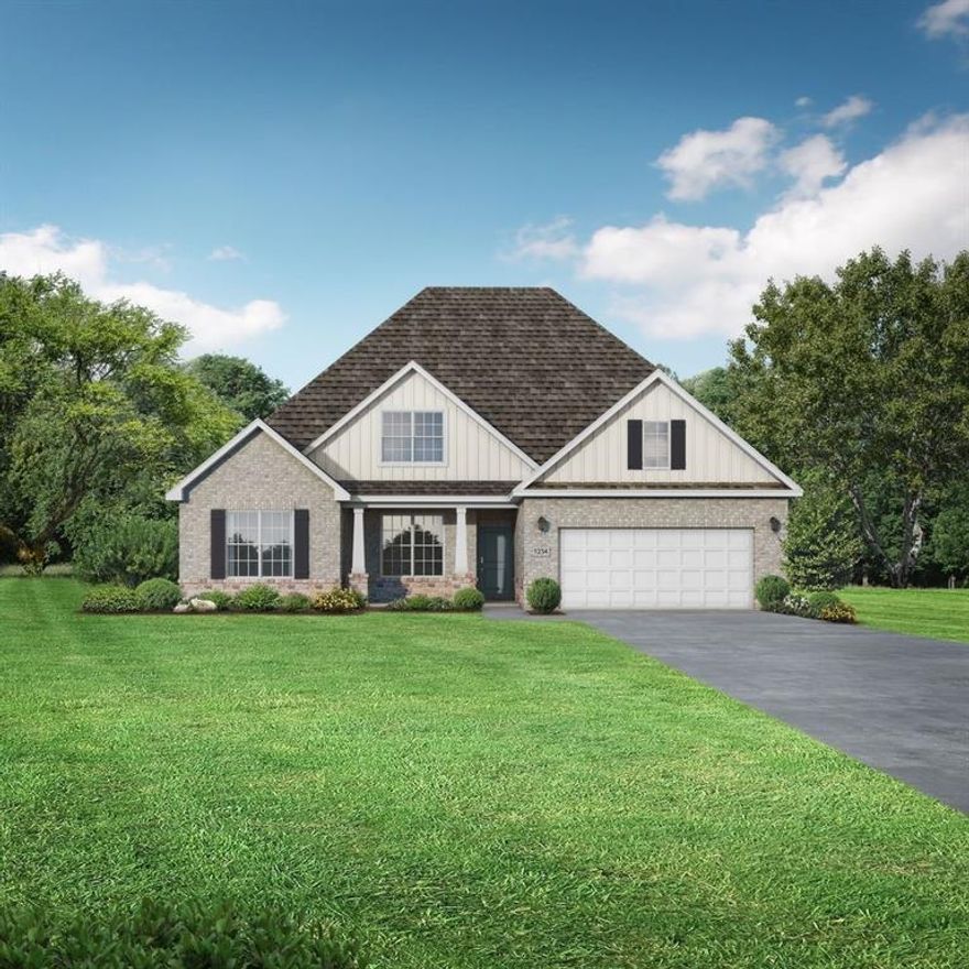 MLS# 21079049 - Built by Davidson Homes - Const. Completed Oct 01 2025 ~ With its charming, full-brick exterior, it’s no wonder why The Rockford’s our best-selling floor plan! A wall of windows floods the family room with natural light, and the kitchen invites you to cook – welcoming you with an oversized island, stainless-steel appliances and a large corner pantry. The isolated Master Suite features plenty of room and a massive walk-in closet.  Make it your own with The Rockford’s flexible floor plan: Add a bonus room or replace the home office with a fourth bedroom. It’s your choice. Just know that offerings vary by location!