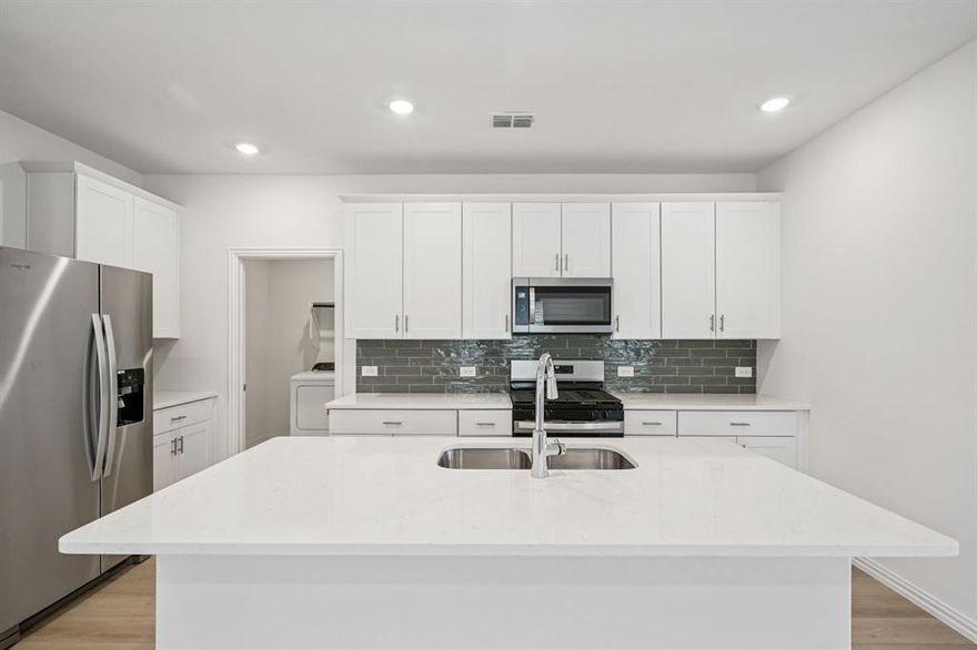 Brand new, energy-efficient home available by Sep 2025! Grill with friends on the Gateway's covered back patio. Inside, the main floor primary suite features dual sinks and a spacious walk-in closet. Upstairs, the open concept loft and game room make a perfect media space or home office. Ditch your long commute with quick access to McKinney, Frisco, and Richardson on US 380 and spend more time doing what you love. Play fetch at the nearby dog park or bike the miles of Simpson Crossing’s trails and greenspace. Kids will love the community playground and resort-style pool. We also build each home with innovative, energy-efficient features that cut down on utility bills so you can afford to do more living.*  Each of our homes is built with innovative, energy-efficient features designed to help you enjoy more savings, better health, real comfort and peace of mind.