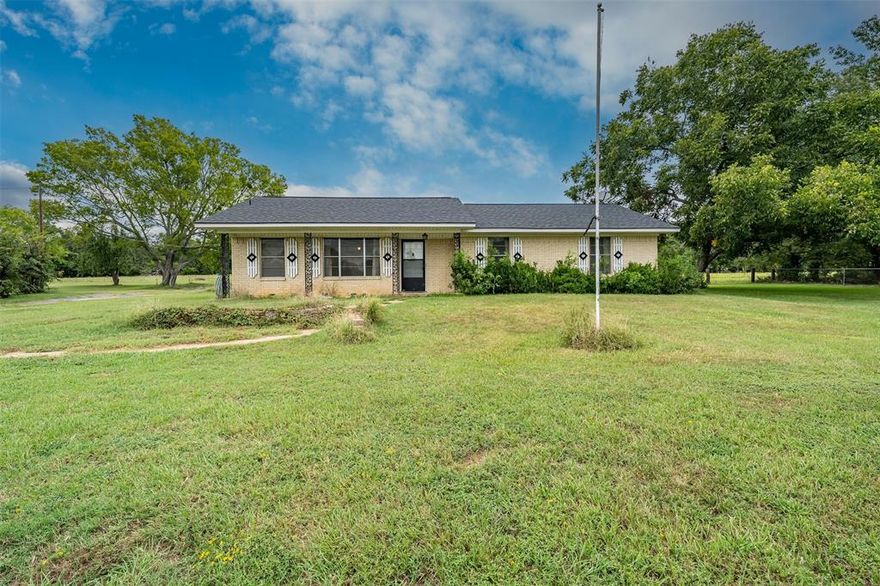 Discover peaceful country living on this beautiful 4.928-acre property, perfect for livestock or anyone seeking open space and privacy. The land is fully fenced and features a good-sized pond, ideal for animals or simply enjoying the serene view. A 30x60 barn and shop equip with Electricity and offers plenty of room for storage, equipment, or hobbies, and there’s an additional side barn for extra versatility.

The 1,476 sq. ft. home offers a comfortable and inviting layout with 3 bedrooms and 2 full baths. Step inside to find an open floor plan that seamlessly connects the living, dining, and kitchen areas—perfect for family gatherings or entertaining. The spacious kitchen offers ample counter space and storage, while the living area provides a warm and welcoming atmosphere.

Enjoy peaceful mornings on the porch, quiet evenings by the pond, and the freedom of country living while still being within easy reach of town conveniences. Whether you’re looking for a small ranch, hobby farm, or your own private retreat, this property offers the perfect balance of comfort and country charm.