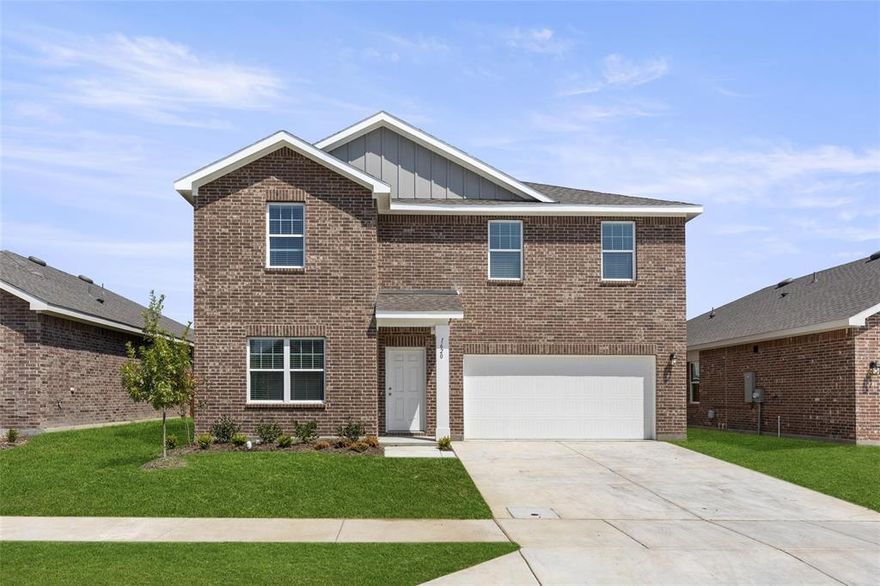 MLS# 20419988 - Built by Starlight Homes - Ready Now! ~ About this Home Plan Step into large living rooms for family game nights, plenty of kitchen counter space to host friends for drinks and modern bathrooms with room to get ready in comfort. The Solstice in our new home neighborhoods near Dallas includes upgraded finishes, plus spacious kitchens, living and dining areas for you to grow into your future.  Your New Home’s Amenities Brand new stainless steel appliances Granite countertops Energy-efficient design Open kitchen, dining and living space Bonus space on the first floor 2-car garage!