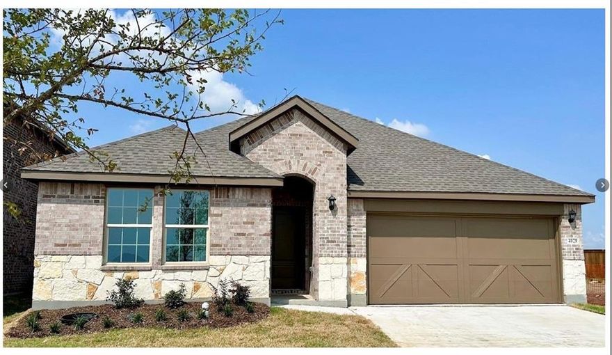 Stunning brand new four bedroom smart home with upgrades in the highly desirable Lilybrook at Legacy Hills community in Celina with Celina ISD . This beautiful home offers modern design, energy efficiency, and thoughtful details throughout. Enjoy a spacious open layout featuring four bedrooms, three full baths, a private study, and a two car garage across approximately 2100 square feet. The chef inspired kitchen includes quartz countertops, premium cabinetry, stainless appliances, and a large center island that opens to the family and dining areas.
Smart home features include a video doorbell, smart lock, programmable thermostat, touchscreen control hub, and upgrade ready lighting. Outdoor living is made easy with a covered patio and gas connection for grilling and entertaining. Brand new Whirlpool refrigerator, washer, and dryer are included for a move in ready experience.

Located less than half a mile from Dallas Parkway with quick access to the Dallas North Tollway. Only minutes from Methodist Hospital, HEB, and Historic Downtown Celina with shopping, dining, and entertainment. Community amenities include a park, play area, walking trails, and a future pool and golf course under development. This home combines comfort, technology, and location for the lifestyle you have been looking for. 
!!! Refridgerator , Washer and Dryer included !!!