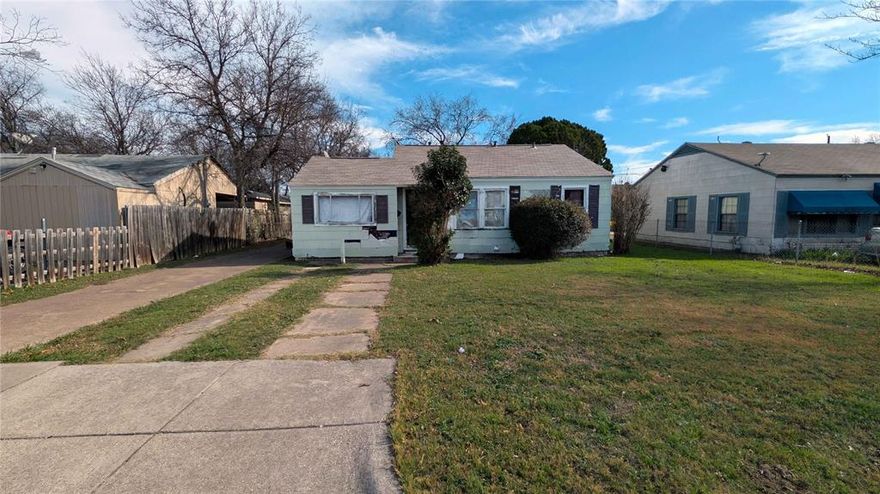 INVESTOR SPECIAL! Property will make a great flip or rental. Priced substantially below market value, won't last long. Property needs work. Seller will not make any repairs or turn on any utilities. As-Is Addendum attached, required with all offers and contracts. No blind offers.