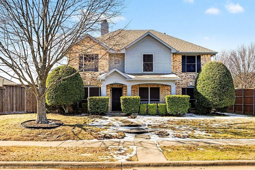 Welcome Home to 1211 Meadowgate Dr, Allen, TX 75002
Nestled in one of Allen's preferred neighborhoods, this wonderful 5-bedroom, 3-bathroom home offers 2,442 square feet of thoughtfully designed living space at an exceptional price point.
From the moment you arrive, the large covered front porch invites you to slow down and savor the charm of this comfortable residence. Step inside to discover generous living spaces that flow seamlessly, perfect for both everyday living and entertaining.
The heart of this home is a well-appointed kitchen featuring granite countertops, abundant storage, expansive counter space, and a versatile kitchen island that serves as the ultimate gathering spot. Retreat to a spacious primary bedroom complete with a dedicated sitting area — your own private escape after a long day. Four additional bedrooms provide plenty of room for family, guests, or a home office.
Out back, the extended covered patio creates an ideal outdoor living space for barbecues, morning coffee, or simply enjoying the Texas evenings. The rear drive with convenient alley access offers added flexibility for parking and easy navigation.
The location truly shines with H-E-B grocery just minutes away on Exchange Parkway, scenic Walden Park nearby for weekend strolls, and the acclaimed Allen High School within close reach. This vibrant, family-friendly environment offers everything you need right at your doorstep.
Don't miss your chance to call this Allen gem home. Schedule your showing today!