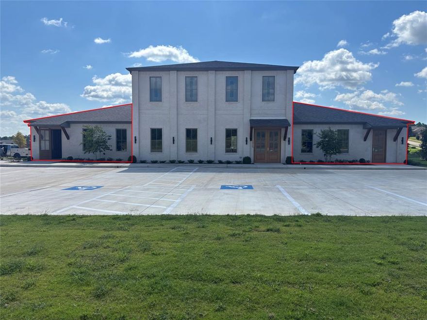 2 SUITES FOR LEASE $24 per SF per YR + NNN. 

New construction office space available for lease at the hard corner of Blue Mountain and Cumberland in South Tyler. Positioned in one of the city’s fastest-growing corridors, this prime location offers outstanding visibility and accessibility — ideal for professional or medical office users.


• Suite 100 will be move in ready and Suite 300 is available for custom finish out. 
• Brand new construction. 
• Hard corner location at Cumberland Rd. and Blue Mountain Blvd. 
• Excellent visibility and accessibility. 
• Located in one of South Tyler’s fastest-growing corridors. 
• Close proximity to retail, dining, and residential communities.