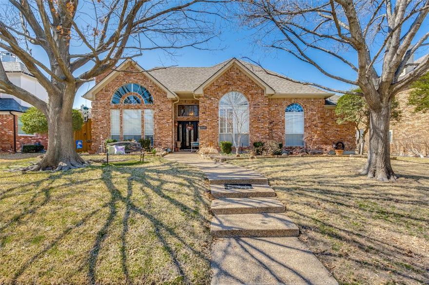 **Multiple offers received - presenting all offers to seller evening of 3-14** Beautifully maintained, centrally located, and move-in ready home in West Plano! Spacious, open concept floorplan with split bedrooms. Stepping into the foyer, you'll see the gorgeous hand-scraped hardwood floors that flow through the majority of the home. Upgraded living room windows look out to the private backyard oasis and provide lots of natural light. Kitchen remodeled and updated in 2019. A large owner's suite with vaulted ceilings and a completely renovated en suite bath complete with large freestanding soaking tub, separate shower, dual vanities, heated floors, and so much more. Updated intercom system with speakers in each room. Enjoy the heated pool year-round & bundle up next to one of the gas fireplaces in the colder months! Award winning Plano ISD, voluntary HOA, & easy access to all major highways (US 75, PGBT, Dallas North Tollway, and Hwy 121). See documents for a full list of updates.