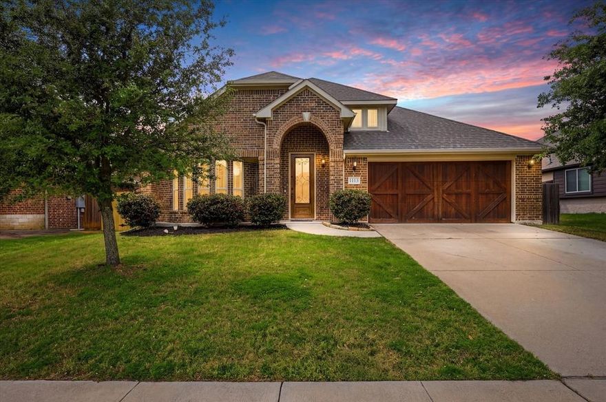 Welcome to 1113 Planters Way in Waxahachie, TX, a beautifully designed 4-bedroom, 3-bath home built in 2018, offering 2,757 sq ft of modern, family-friendly living — and NO HOA!

From the moment you step inside, you’re greeted by a stunning foyer with rich hardwood floors, elevated ceilings, and elegant architectural details that set the tone for the entire home. Just off the entry, a light-filled office with curved windows creates the perfect space to work or unwind.

The open-concept layout features a spacious kitchen with granite countertops, stainless steel appliances, and a large island that flows seamlessly into the living and dining areas — ideal for entertaining and everyday living.

The private primary suite offers a spa-inspired bath, while two additional bedrooms are conveniently located downstairs, creating a functional and flexible layout.

Upstairs, you’ll find a private bedroom, full bath, and game room, making it the perfect setup for a multi-generational living arrangement, in-law suite, or private guest retreat.

Step outside to a covered patio and a large, fully fenced backyard — perfect for families, pets, and gatherings.

Located in a desirable Waxahachie neighborhood near schools, parks, and shopping, this home delivers the perfect blend of comfort, space, and versatility.